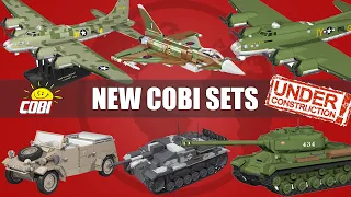 NEW COBI sets still under construction - Planes, tanks, cars