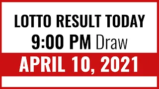 PCSO Lotto Result Today April 10, 2021 9PM Draw (6/55 6/42 6D Swertres/3D EZ2/2D)