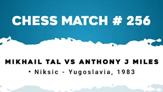 Mikhail Tal vs Anthony J Miles • Niksic - Yugoslavia, 1983