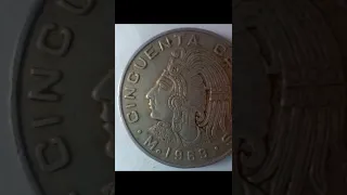 La difícil es está cuauhtémoc 50 centavos de México de 1969