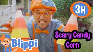 Blippi Decorates a Spooky Halloween House | Blippi and Meekah Best Friend Adventures | 3 Hours
