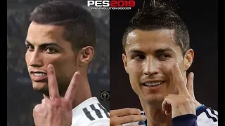 PES 2019 - Cristiano Ronaldo sus mejores celebraciones Vs. Real Life