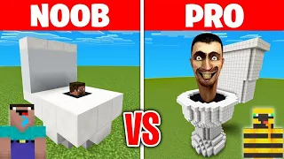 NOOB vs PRO SKIBIDI TOILET w Minecraft!