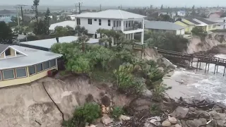 Residents in Daytona Beach Shores desperate for answers amid wreckage from Hurricane Nicole