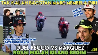 🔴 MOTOGP BRUTAL! ROSSI SEMPROT DUEL MARQUEZ PECCO, MARC MISI SAYA SELESAI, MARTIN PUJI MARQUEZ