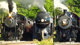 SRC 90, N&W 611, And N&W 475: Three Engine Action on the Strasburg RR