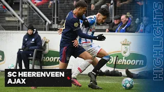 Doelpuntrijke wedstrijd in het Abe Lenstra stadion | Highlights sc Heerenveen - Ajax