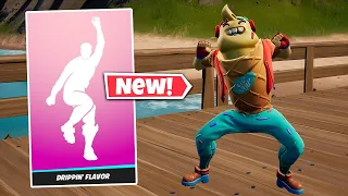 NEW DRIPPIN FLAVOR (LIL WHIP) Emote Gameplay in Fortnite!