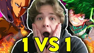 NON Anime Fan React to the Best ONE VS ONE Anime Fights