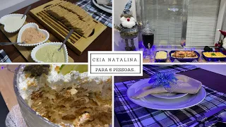 CARDÁPIO COMPLETO ♥ CEIA DE NATAL COM ATÉ 100 REAIS - DESAFIO ♥ GESELE MARTINS.