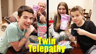 Twin Telepathy Candy Taste Test