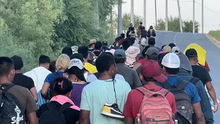 S.O.S URGE FRENAR  A LOS MILES DE #migrantes que llegan DIARIAMENTE A ESTA #frontera