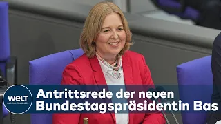 BÄRBEL BAS: Antrittsrede der neuen Bundestagspräsidentin