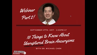 10 Things to Know About Unruptured Brain Aneurysms