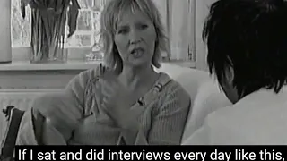 (ABBA) Agnetha Fältskog : Interview Swedish TV 2004 - English Closed Captions
