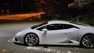 【Lamborghini】ランボルギーニウラカンでトンネル走行してみた (パワークラフト)