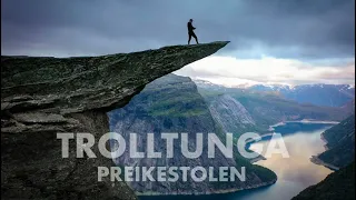 Trolltunga & Preikestolen-hiking guide- drone | Norway #hiking #drone # #odda #norway