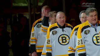 Big Bad Bruins banner raising & pregame ceremony 11/18