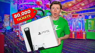 Can I Win the LAST PS5 at the Arcade!?