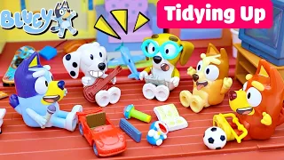 BLUEY's Teamwork Challenge: A Fun Cleaning Adventure - Pretend Play with Bluey Toys