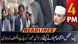 ARY News Headlines | 4 PM | 5th November 2022