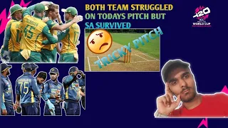 SA VS SL MATCH NO 4  | BOTH TEAM BATTING STRUGGLED BUT SOUTH AFRICA BOWLING WAS TOO GOOD