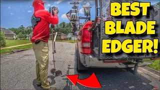 Why I prefer Curved Shaft Edgers over Straight Shaft Edgers | I have proof in my lawn mowing videos