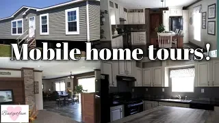 Mobile home tours / Looking at Single wide and Double wide mobile homes.