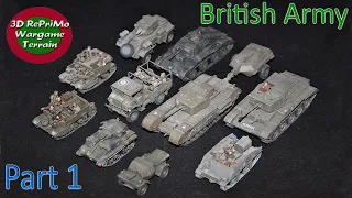 British Army Part 1/englische Armee(WW2)(1/72)Tabletop Armeevorstellung/Model Kit Collection/
