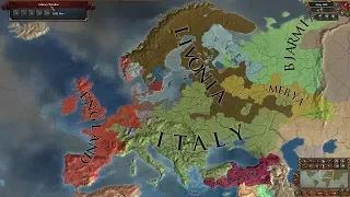 Europa Universalis 4 AI Timelapse - Extended Timeline Mod 58-2220