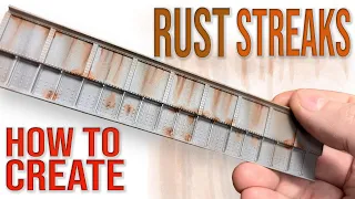 How to create Rust Streaks | Weathering Model Railway