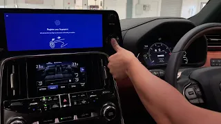 2022 Lexus LX fingerprint sensor setup (Australia)