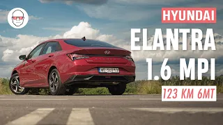 Hyundai Elantra 1.6 MPI 123 6MT Executive 2023 test PL Pertyn Ględzi