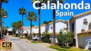 Walking Tour of Sitio de Calahonda, Mijas, Spain in March 2023 (4K Ultra HD, 60fps)