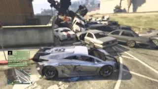 Grand Theft Auto V Epic Traffic Jam Explosion!