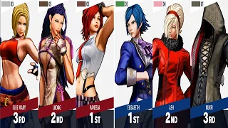 3VS3 KOFXV: Vanessa, Luong, Blue Mary VS Elisabeth, Ash, Kukri | The King Of Fighters XV