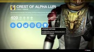 Destiny: Exotic Hunter Chest Piece