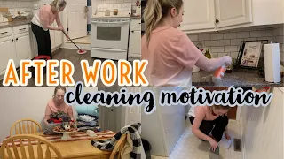 NEW! AFTER WORK POWER HOUR CLEAN WITH ME | 2020 NIGHT TIME SPEED CLEANING MOTIVATION