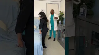 Doctor was so scared when woman turns around #Shorts