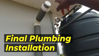 Final Plumbing works on Minimal 1 Bedroom Off-Grid House