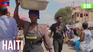 Haiti's Capital today : Walking in Petion Ville Street Market on a $10 budget