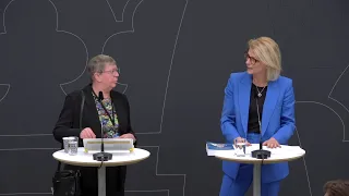 Pressträff med finansminister Elisabeth Svantesson den 18 december 2023