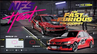 Mitsubishi Lancer Evolution 8 Fast and Furious Tokyo Drift Customizable in Need for speed Heat 2019