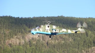 Mil- Mi 24 Hind Gunship  helicopter at Skala Fyresdal 2016