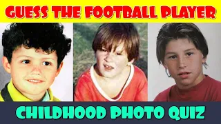 CAN YOU GUESS THESE KIDS? 👶 - FOOTBALL QUIZ 2024 #footballquiz #test #guesstheplayer