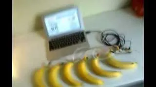 Makey Makey banana piano