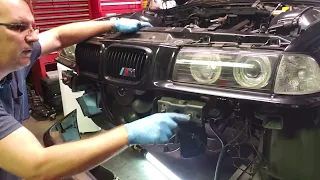 bmw e36 m3 and 3 series front bumper removal diy