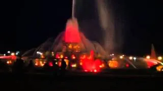 Buckingham Fountain Light Show in Chicago!