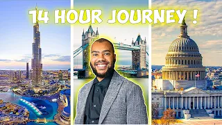 14 Hour Journey from Dubai To London To Washington D.C. !