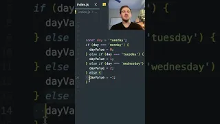 A better way to doing if statements in javascript #shorts